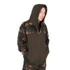 MIKINY FOX LW KHAKI/CAMO SPLIT ZIP HOODY