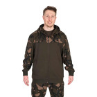 MIKINY FOX LW KHAKI/CAMO SPLIT ZIP HOODY