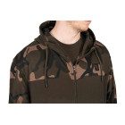 MIKINY FOX LW KHAKI/CAMO SPLIT ZIP HOODY