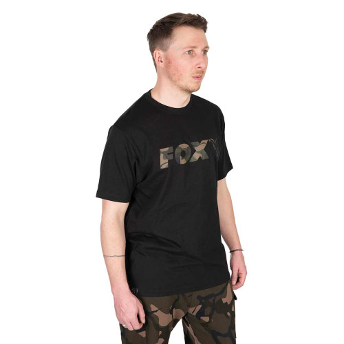 Fox Tričko Black Camo Logo T-Shirt