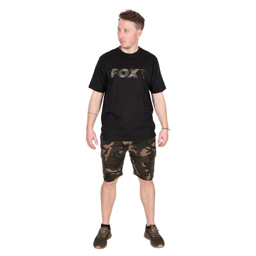 Fox Tričko Black Camo Logo T-Shirt