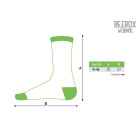 Set ponožek v plechovce Delphin BEEROX WORM | vel. 41–46 / 2 páry