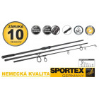 SPORTEX Competition Carp CS-4 3-díl 365cm – 3,00lb