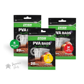 ZFISH PVA Sáčky PVA Bags - 20ks S-60x100mm