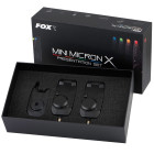 Fox Mini Micron X Rod Set – sada signalizátorů s přijímačem 2+1
