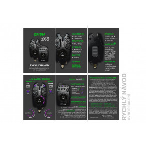 BITE ALARM SET ZX8 2+1 - ZFISH SADA HLÁSIČŮ