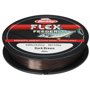 Berkley Flex Feeder Dark Brown 300 m – feederový vlasec s vysokou pevností