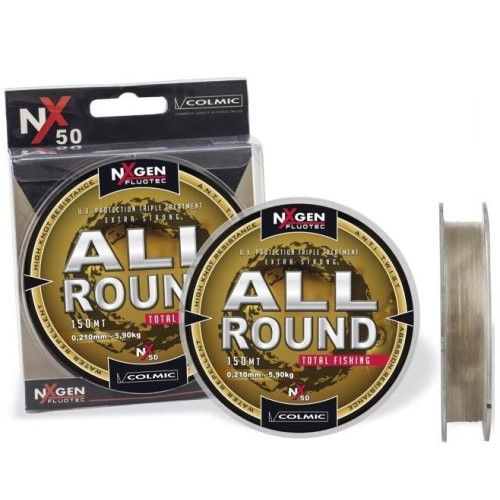 Colmic All Round 150 m Hnědý – japonský vlasec pro moderní kapraře