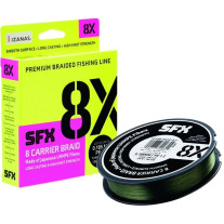 Sufix Splétaná šňůra SFX 8X tmavě zelená 135 m