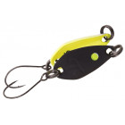 Plandavka SPRO Trout Master Incy Spoon 2,5g - BLACK-YELLOW